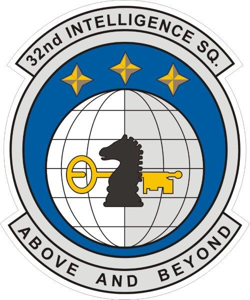32nd Intelligence Squad Emblem Decal
