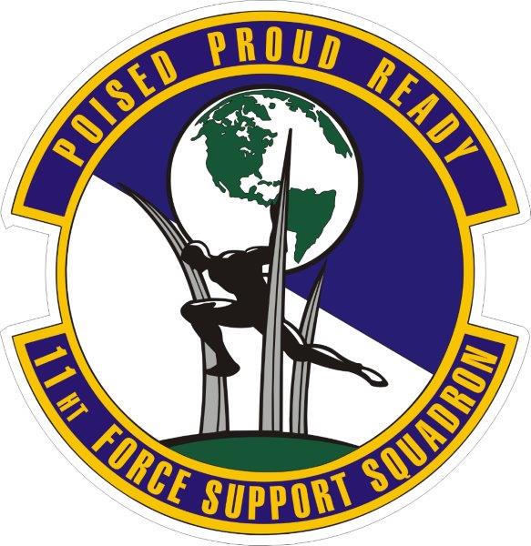 11th Force Support Squad Emblem Decal