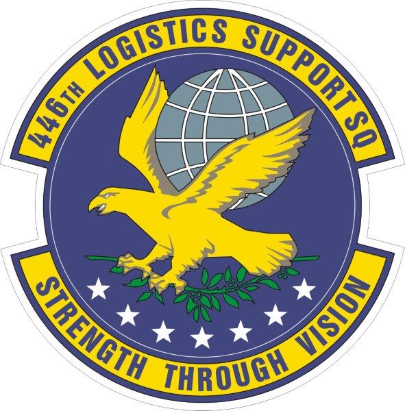 446th Logistics Support Squad Emblem Decal