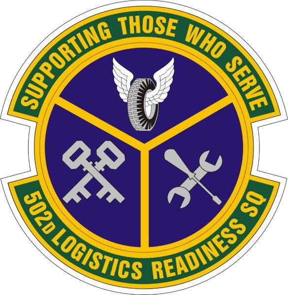 502nd Logistics Readiness Squad Emblem Decal