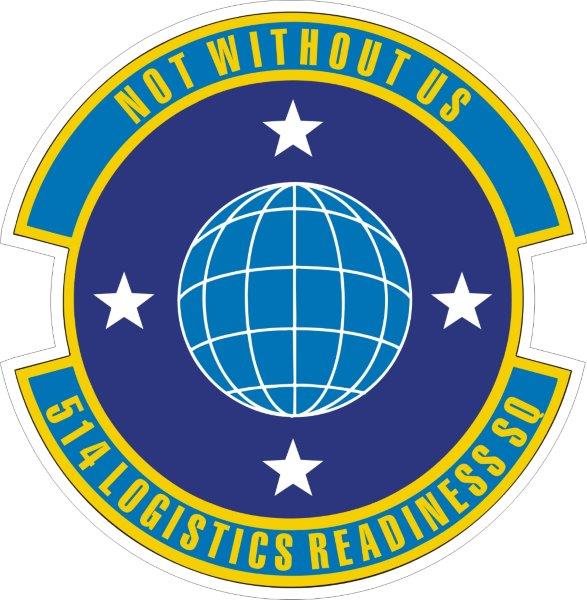 514th Logistics Readiness Squad Emblem Decal