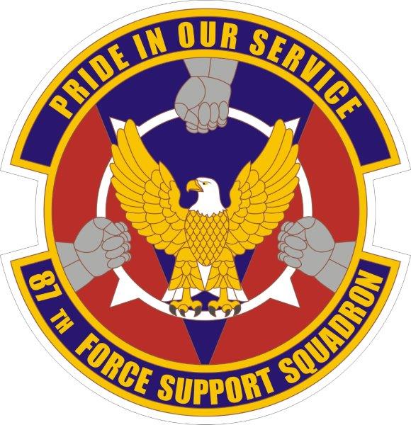 87th Force Support Squad Emblem Decal