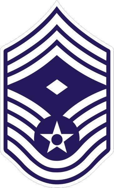 USAF Chief Master 1st Sergeant Decal