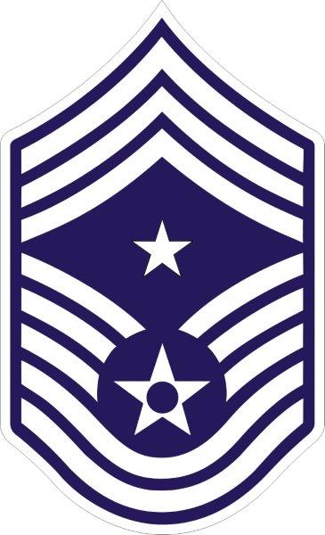 USAF Command Chief Master Sergeant Decal
