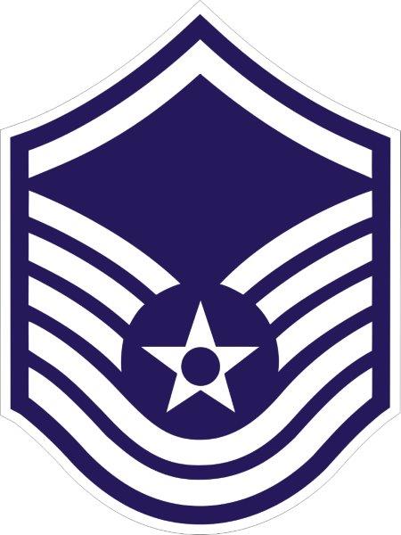 USAF Master Sergeant Decal