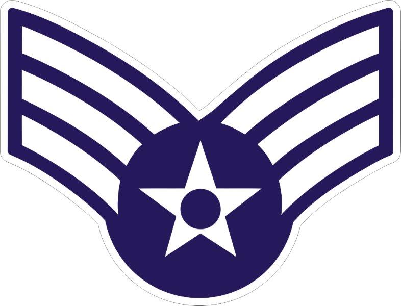 USAF Senior Airman Decal