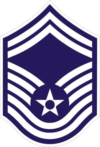 USAF Senior Master Sergeant Decal