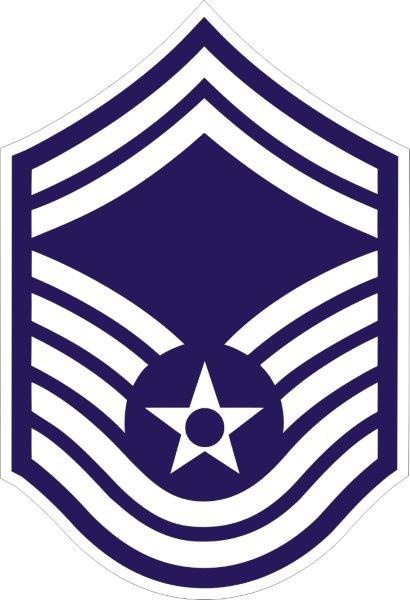 USAF Senior Master Sergeant Decal