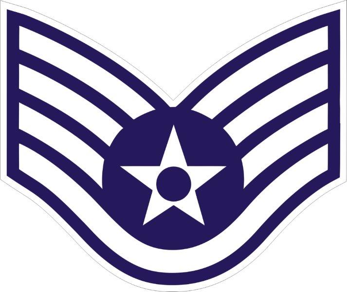 USAF Staff Sergeant Decal