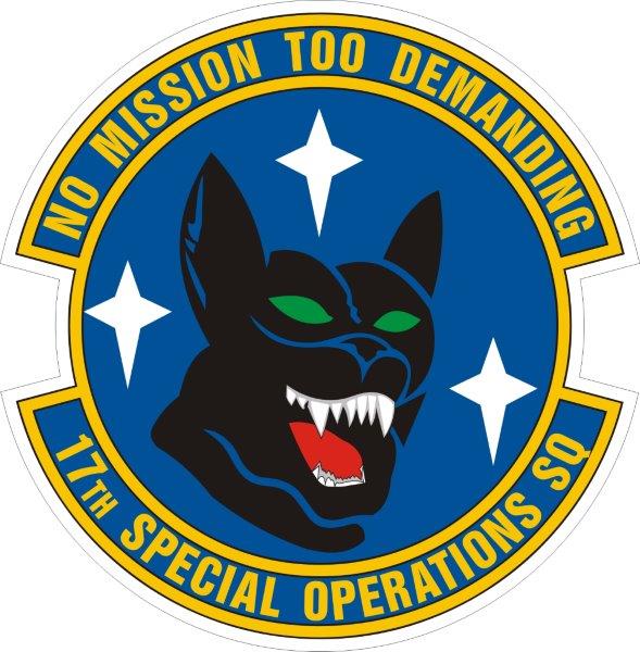 17th Special Ops Squad Emblem Decal