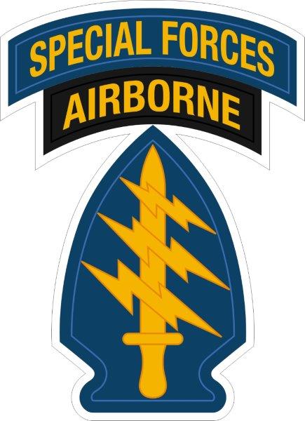 US Army Airborne Special Forces Decal