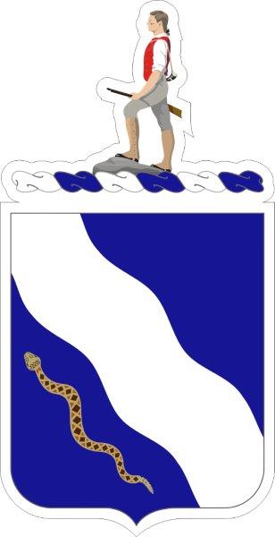 398th Regiment COA Decal