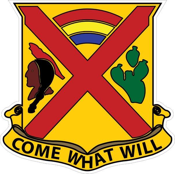 108th Cavalry Regiment DUI Decal