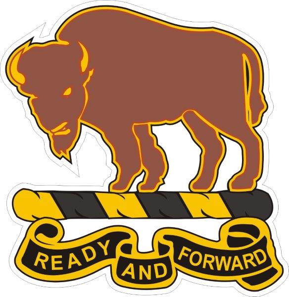 10th Cavalry Regiment DUI Decal