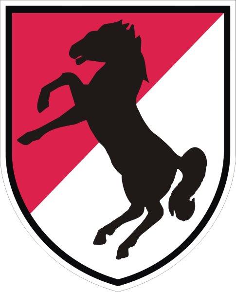 11th Armored Cavalry Regiment (Insignia) Decal