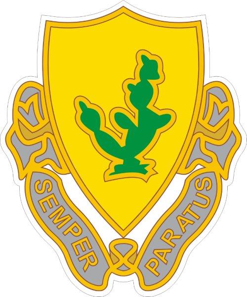 12th Cavalry Regiment DUI Decal