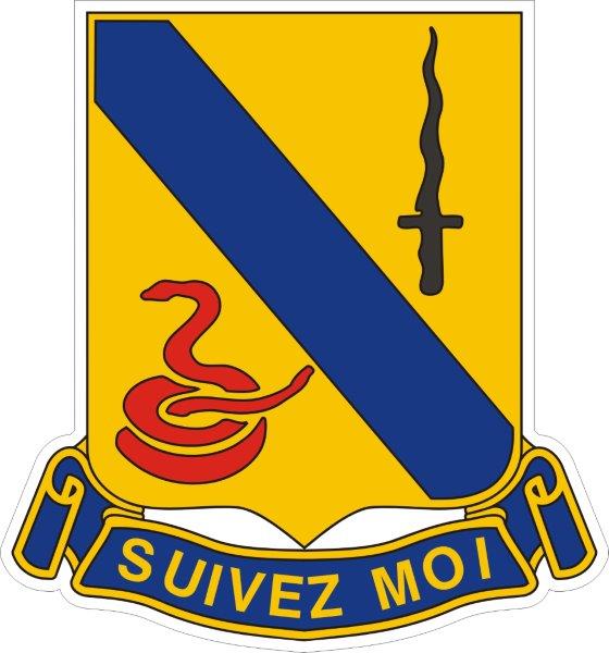 14th Cavalry Regiment DUI Decal