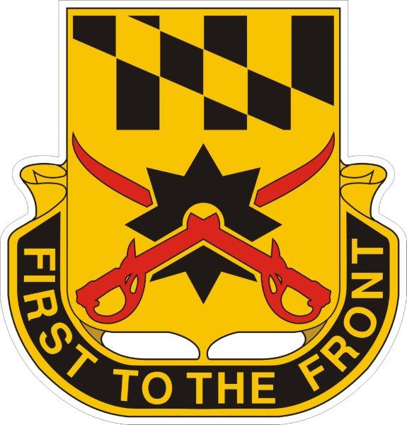 158th Cavalry Regiment DUI Decal