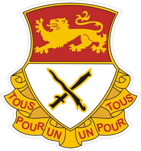 15th Cavalry Regiment DUI Decal