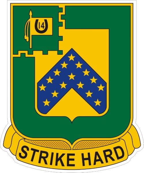 16th Cavalry Regiment DUI Decal