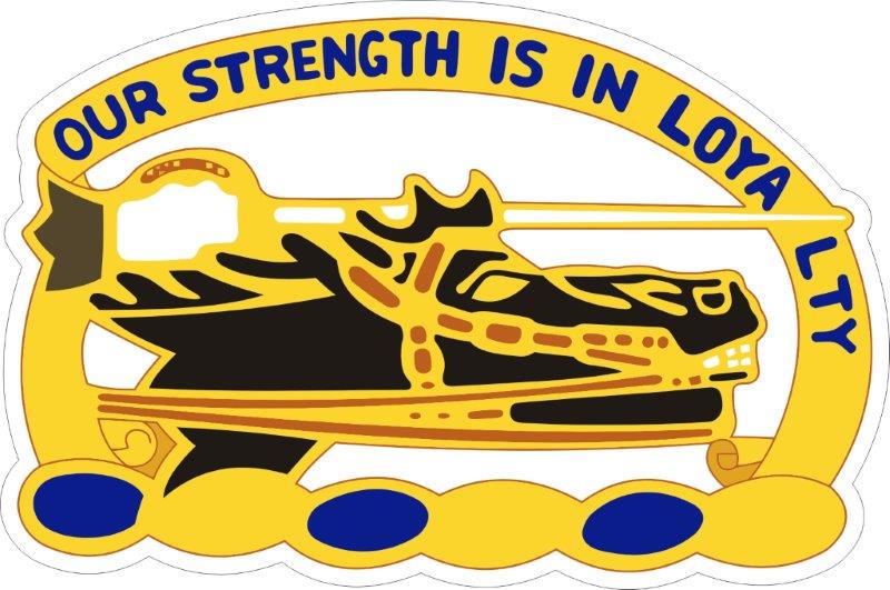 26th Cavalry Distinctive Unit Insignia Right Decal