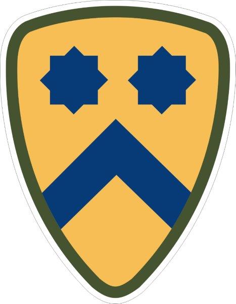 2nd Cavalry Division 1944 Decal