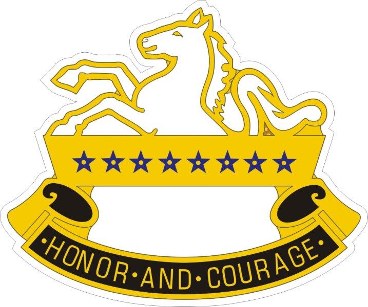 8th Cavalry Regiment Decal