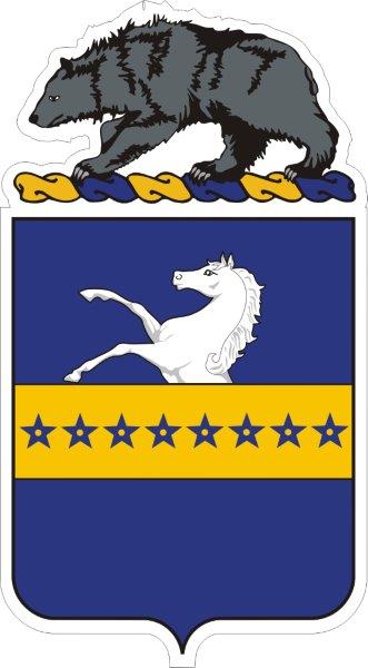 8th Cavalry Regiment COA Decal
