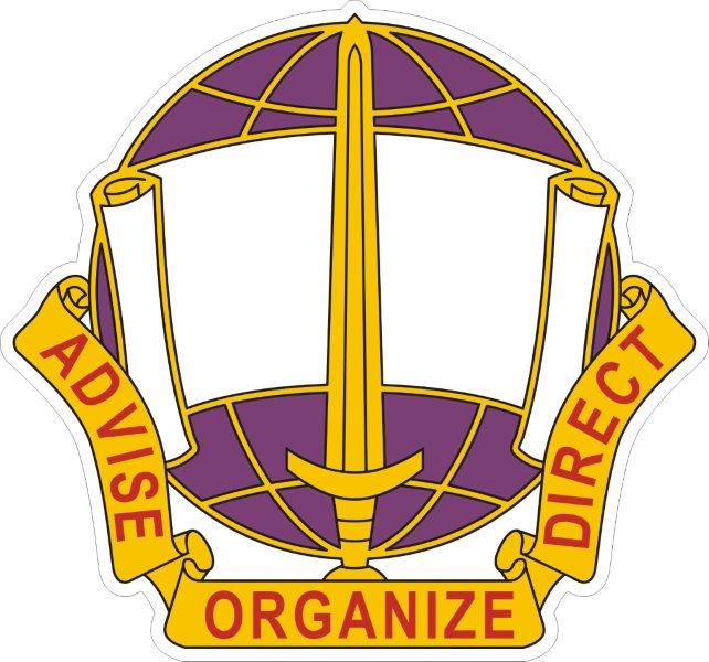 308th Civil Affairs Brigade DUI Decal