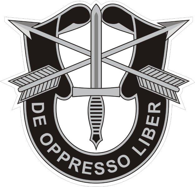 1st Special Forces Insignia Decal