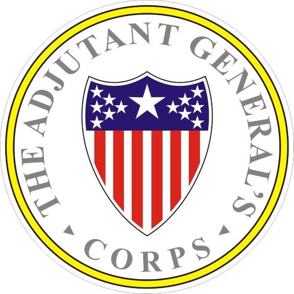 US Army Adjutant General Corp Plaque Decal