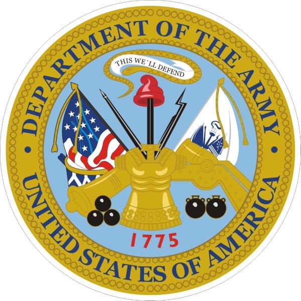 US Army Department Seal Decal