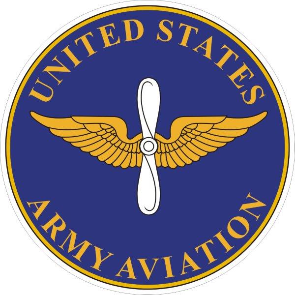 US Army Aviation Branch Plaque Decal
