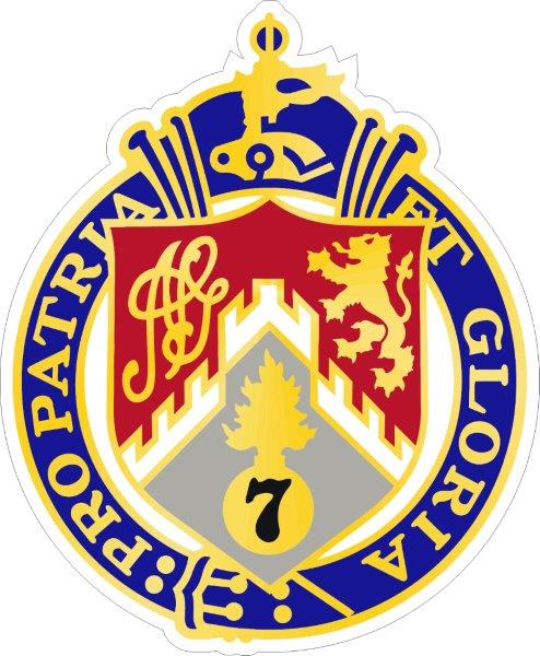 107th Infantry Regiment DUI Decal