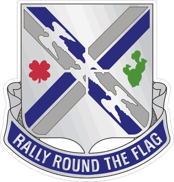 115th Infantry Regiment DUI Decal