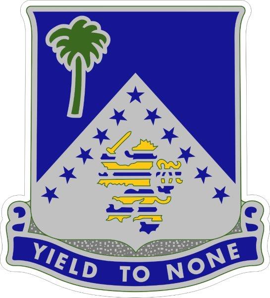 125th Infantry Regiment DUI Decal