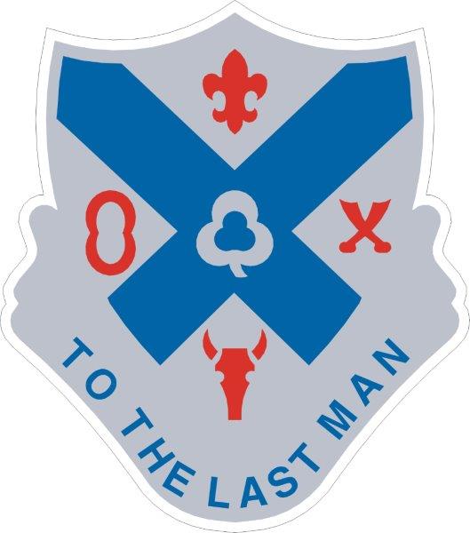 135th Infantry Regiment DUI Decal