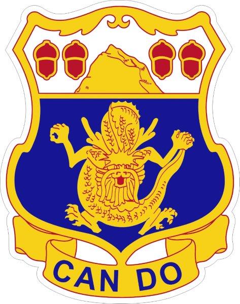 15th Infantry Regiment DUI Decal