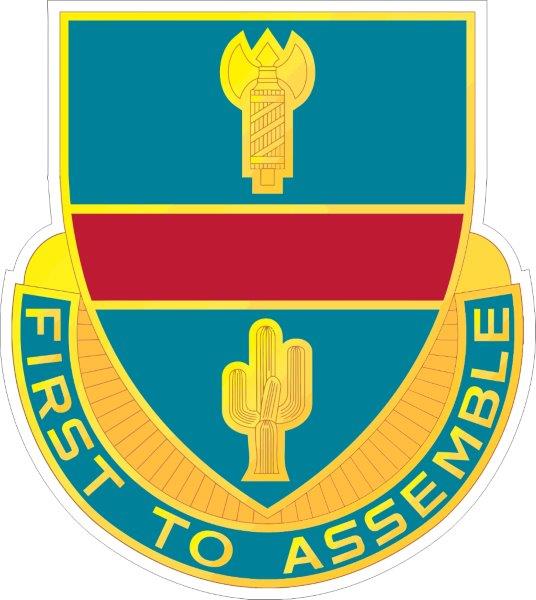 162d Infantry Regiment DUI Decal