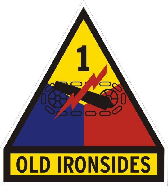 1st Armored Division Decal