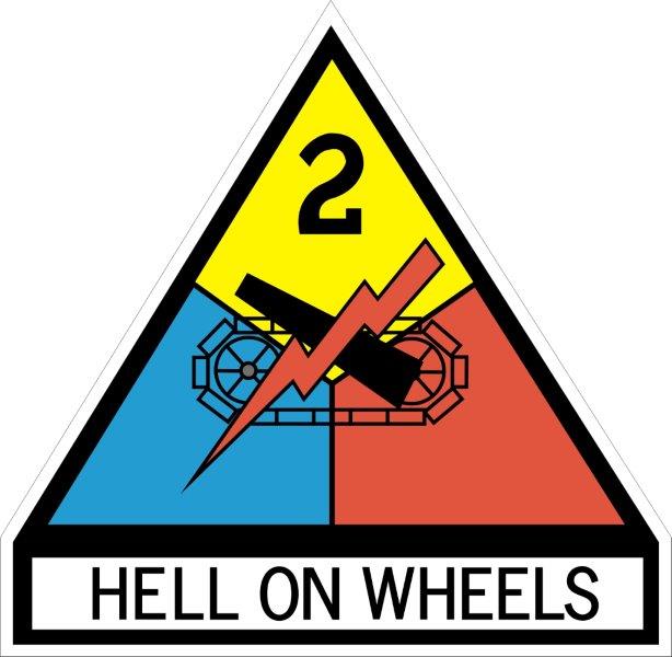 2nd Armored Division Decal