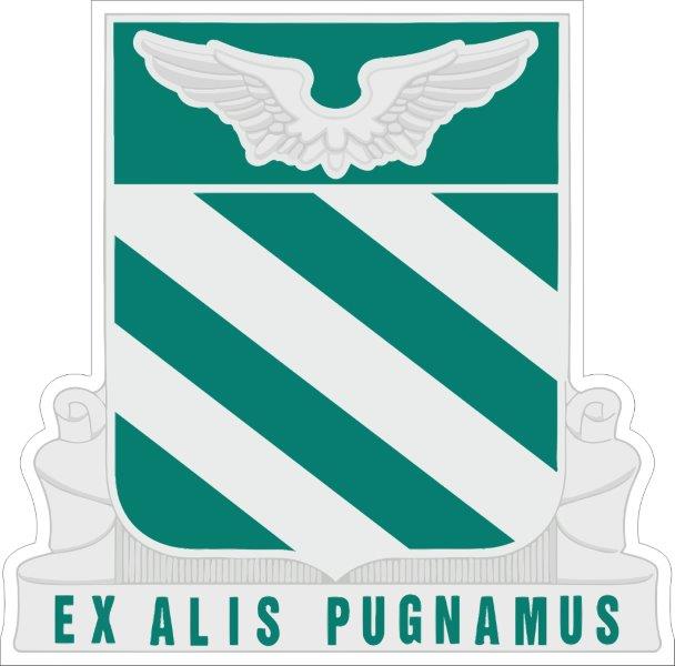 3rd Aviation Regiment DUI Decal