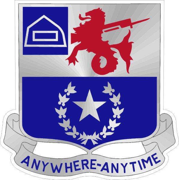 57th Infantry Regiment DUI Decal