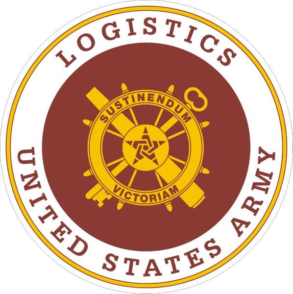 US Army Logistics Branch Plaque Decal