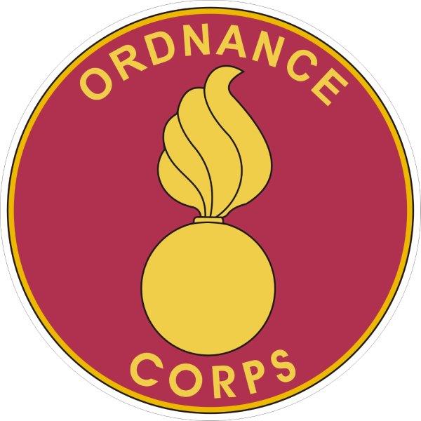 US Army Ordnance Corps Plaque Decal