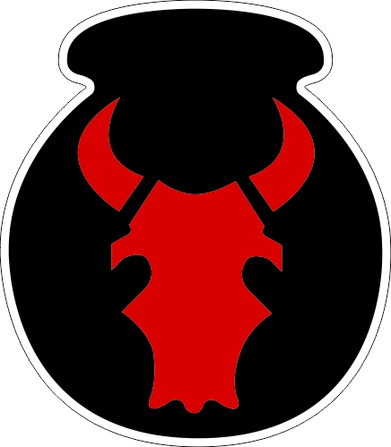 34th Infantry (Red Bull) Division Decal