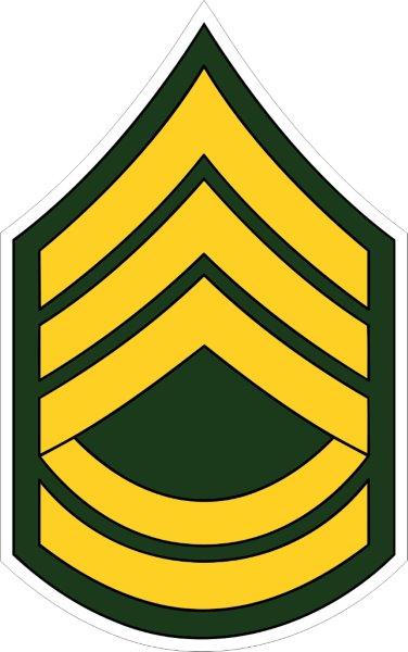 US Army Sergeant 1st Class Decal