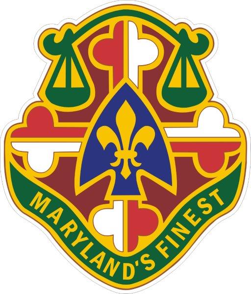 115th Military Police Battalion DUI Decal