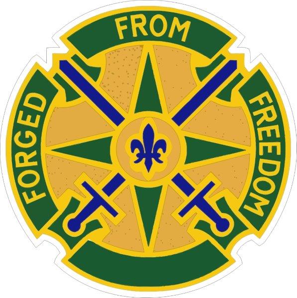 185th Military Police Battalion DUI Decal