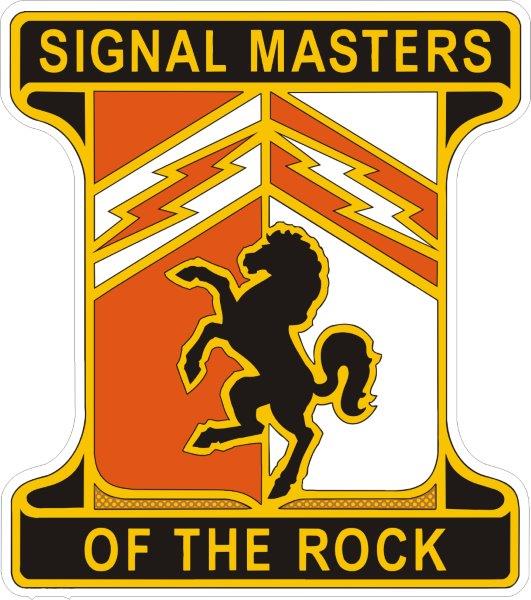 114th Signal Battalion DUI Decal